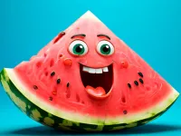 Merge fruits: Fold the Watermelon! image